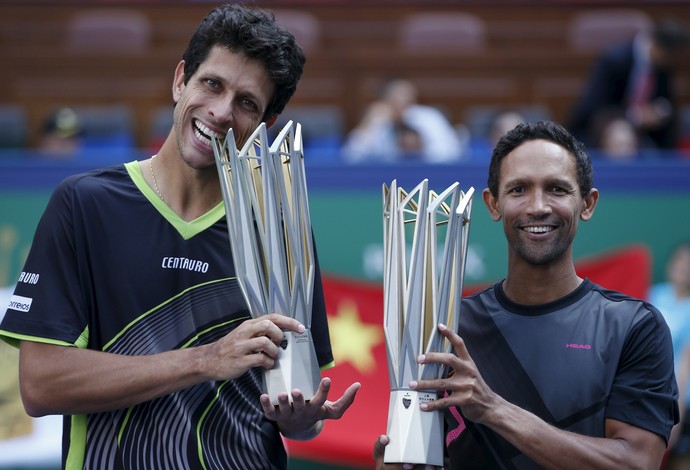 Marcelo Melo e Raven Klaasen conquistam o Masters 1000 de Xangai (Foto: REUTERS/Aly Song)