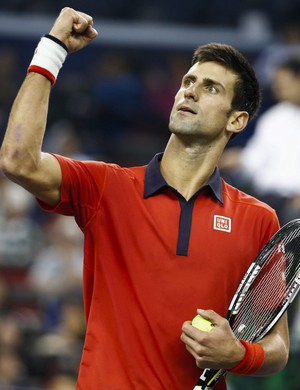 Novak Djokovic no Masters 1.000 de Xangai (Foto: EFE)