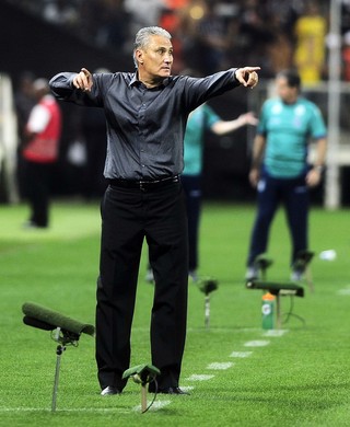 Tite Corinthians X Goiás Arena (Foto: Marcos Ribolli)