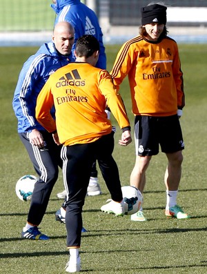 Treino Real Madrid Zidane e Cristiano Ronaldo (Foto: EfeServicios)