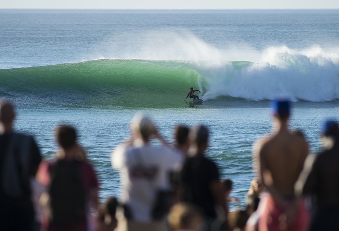 Gabriel medina encanta na França (Foto: © ASP/ Kirstin)