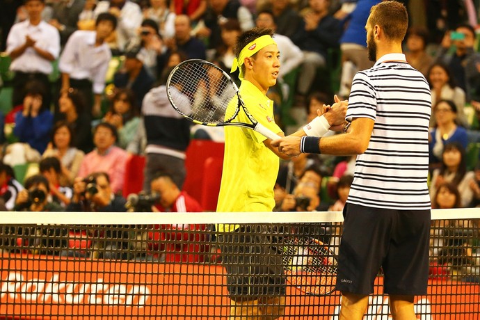 Nishikori perde para Benoit Paire na semifinal em Tóquio (Foto: Getty Images)