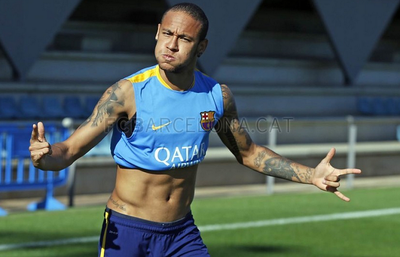 Neymar treino Barcelona (Foto: Miguel Ruiz / Barcelona)