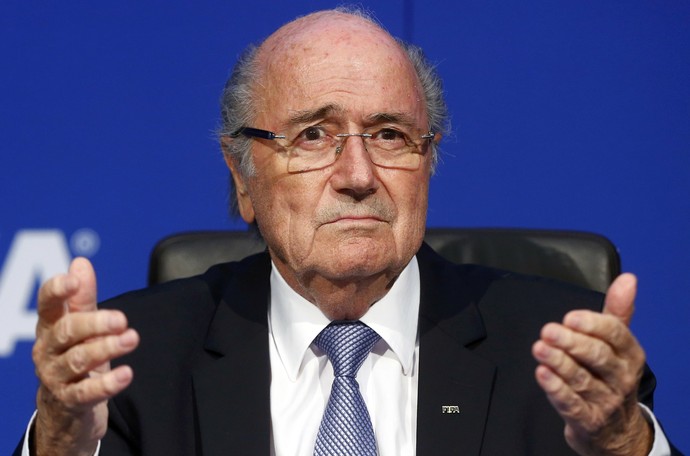 Joseph Blatter - coletiva da Fifa - novas eleições (Foto: Reuters)