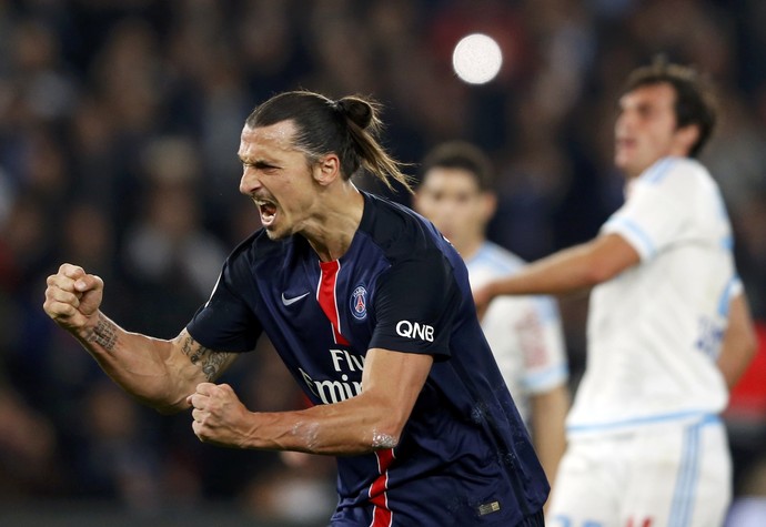 Ibrahimovic PSG Olympique de Marselha (Foto: Reuters)