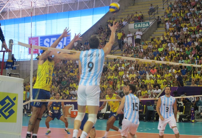 Brasil no Sul-Americano de vôlei (Foto: Marcello Pires)