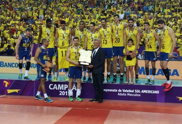 Brasil x Argentina, Sul-Americano de vôlei (Foto: Marcello Pires)