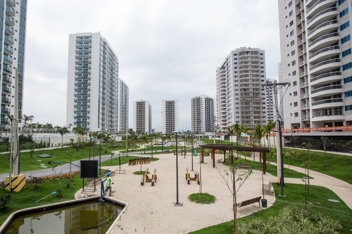 Vila Olímpica Rio 2016 barra da tijuca - outubro 2015 (Foto: André Motta/Heusi Action/Brasil2016.gov.br)