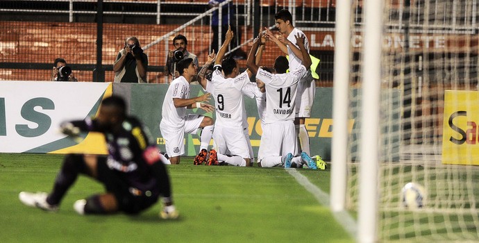 Santos x Figueirense no Pacaembu (Foto: Marcos Ribolli)