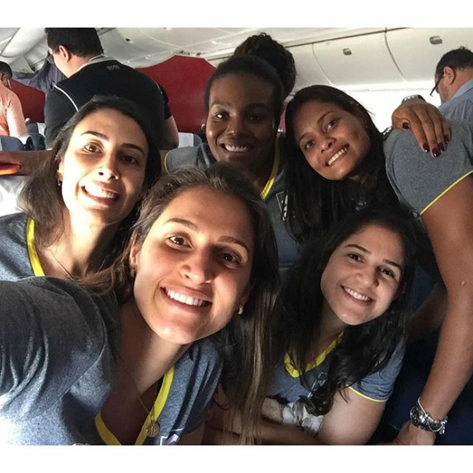 seleção brasileira, embarque, sul-americano de vôlei (Foto: Reprodução / Instagram)