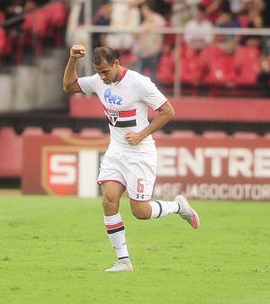 Carlinhos, gol, São Paulo (Foto: Marcos Ribolli)