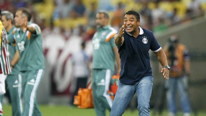 Roger Machado Fluminense x Grêmio Maracanã  (Foto: André Durão/GloboEsporte.com)