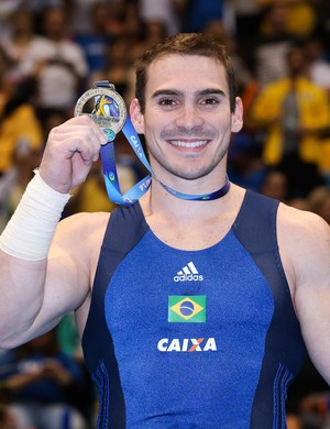 Arthur Zanetti na Copa do Mundo de SP (Foto: Ricardo Bufolin/CBG)