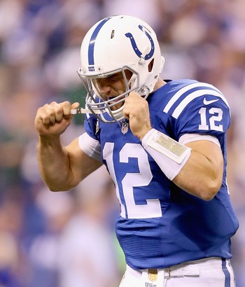 Andrew Luck - Indianapolis Colts x New York Jets NFL semana 2 (Foto: Getty Images)