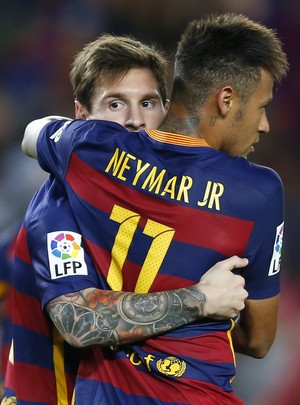 Neymar Messi Levante Barcelona (Foto: AP Photo/Manu Fernandez)