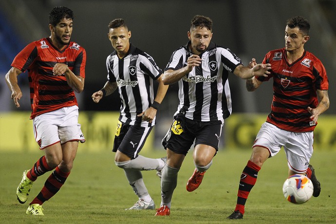 Botafogo x Oeste - Elvis e Neilton (Foto: Vitor Silva / SSPress)