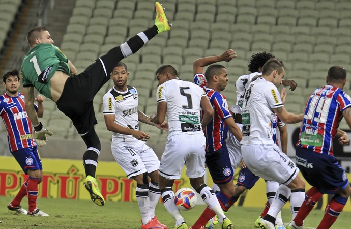 Lance de jogo Ceará x Bahia (Foto: Estadão Conteúdo)