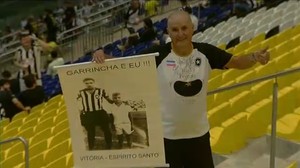 torcedor botafogo Garrincha ES (Foto: Reprodução )