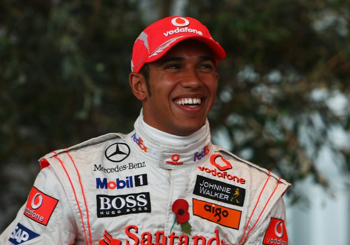 Lewis Hamilton conquistou seu primeiro título na F-1 em 2008, com a McLaren (Foto: Getty Images)