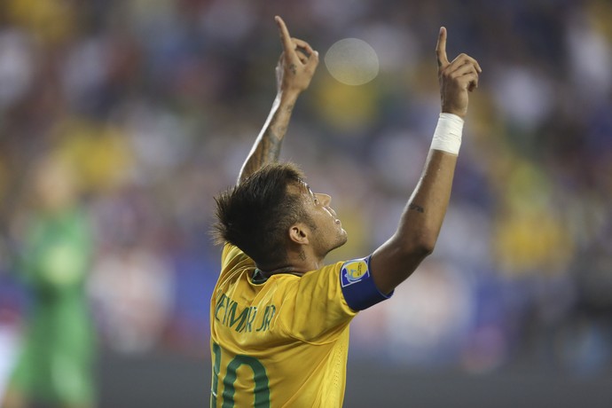 Neymar gol Brasil x Estados Unidos (Foto: Leo Correa / MoWA Press)