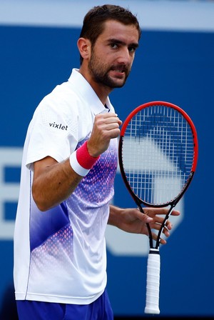 Marin Cilic contra Jo-Wilfried Tsonga no US Open (Foto: Getty Images)