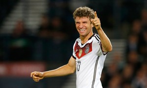 Thomas Müller Alemanha Escócia (Foto: Reuters)