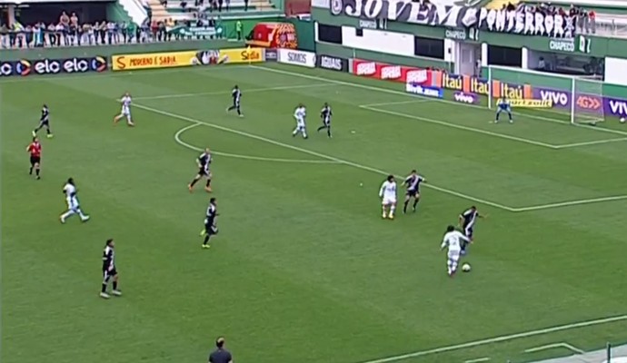 Chapecoense x Ponte Preta, Arena Condá (Foto: Reprodução)