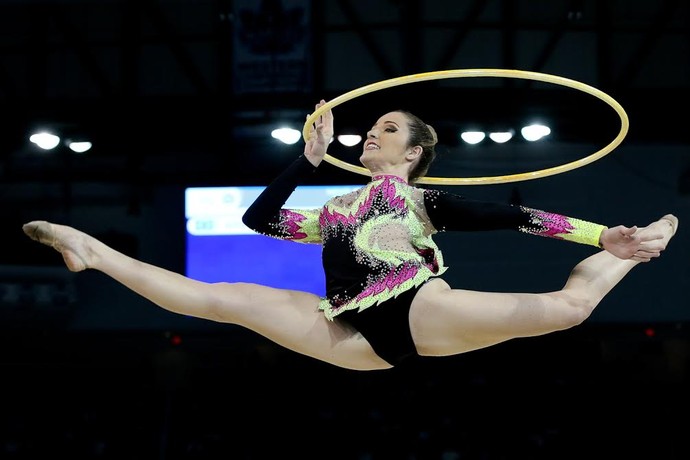 Natalia Gaudio; ginástica rítimica; jogos pan-americanos (Foto: Ricardo Bufolin/CBG)