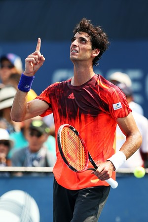 Thomaz Bellucci vence Nishioka no US Open (Foto: Getty Images)