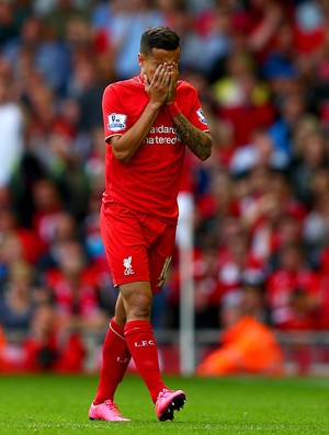 Philippe Coutinho expulso - Liverpool x West Ham (Foto: Getty Images)