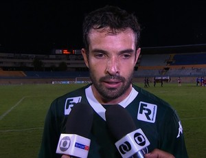 David - volante do Goiás (Foto: Reprodução / SporTV)