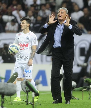 Tite, Corinthians x Santos (Foto: Marcos Ribolli)