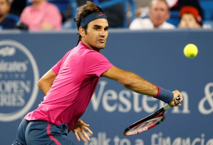 Roger Federer eliminou Feliciano López, algoz de Rafael Nadal, e se garantiu na semifinal do Masters 1000 de Cincinnati (Foto: Aaron Doster-USA TODAY Sports)