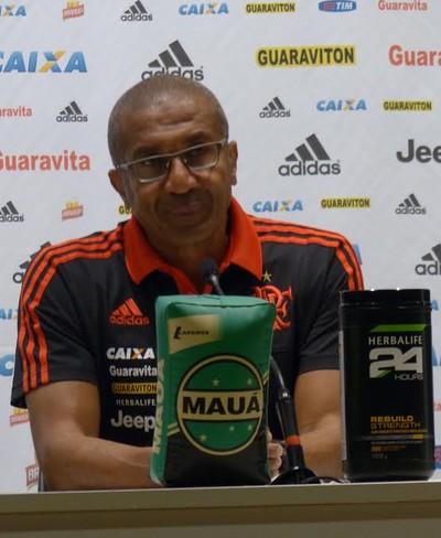 Cristóvão coletiva  Flamengo (Foto: Fred Gomes/ GloboEsporte.com)