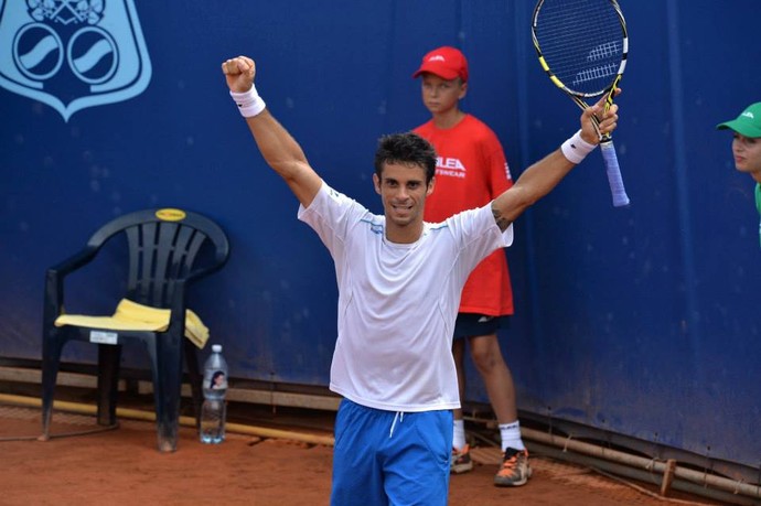 Rogério Dutra Silva em Challenger de Praga (Foto: Divulgação)