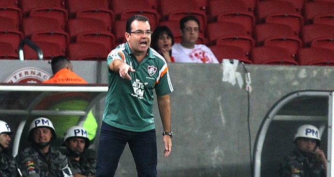 Enderson Moreira Internacional x Fluminense (Foto: NELSON PEREZ/FLUMINENSE F.C.)