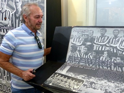 Roberto Miranda, atacante campeão carioca em 62, 67 e 68, além do Brasileiro de 68 (Foto: Jessica Mello)