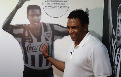 Maurício tour Botafogo 111 anos (Foto: Jessica Mello)