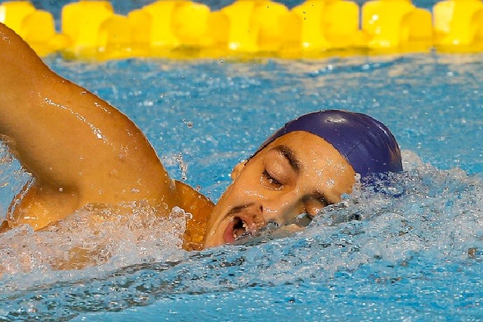 Ruiter Silva, ouro na natação 400m livre S9 (Foto: CPB/Mpix)