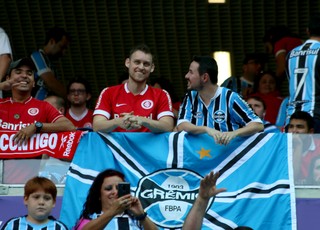 Gre-Nal torcida mista Gauchão Inter e Grêmio (Foto: Diego Guichard/GloboEsporte.com)