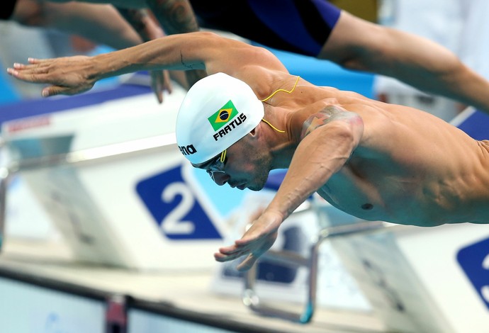 Bruno Fratus avança para as semis dos 50m livre com quinta marca (Foto: Satiro Sodré/SSPress)