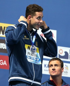 Thiago Pereira - prata nos 200m medley no Mundial (Foto: Satiro Sodré/SMPRESS)