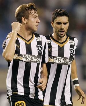 Luis Henrique e Rodrigo Pimpão, Botafogo 5 x 0 Sampaio Corrêa (Foto: Vitor Silva / SSPress)