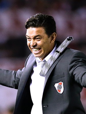 Marcelo Gallardo, Técnico River Plate (Foto: Agência AP )