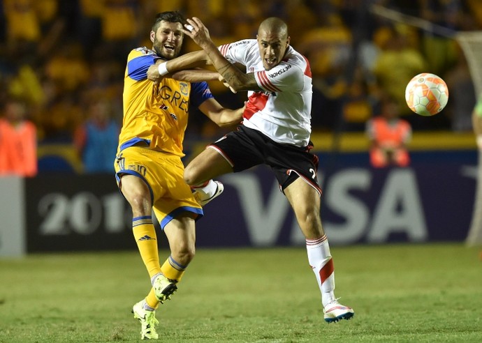 Gignac Maidana Tigres River Plate (Foto: AFP)