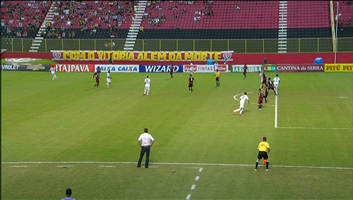 Vitória x América-MG pela Brasileirão Série B (Foto: Reprodução/ Premiere)