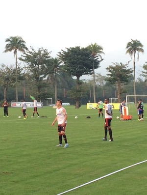 Treino Flamengo Ninho do Urubu (Foto: Ivan Raupp)