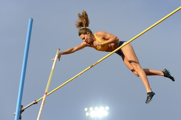 Fabiana Murer conquista medalha de bronze na etapa de Estocolmo da Diamond League (Foto: AFP)