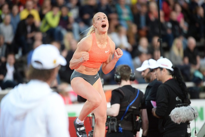 Nikoleta Kiriakopoulou ficou com a medalha de prata na etapa de Estocolmo da Diamond League (Foto: EFE)