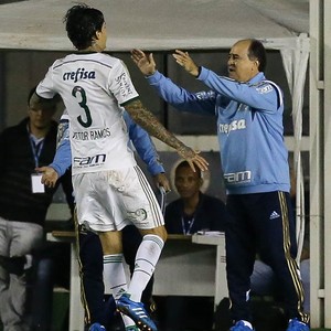 Marcelo Oliveira Victor Ramos Palmeiras (Foto: Cesar Greco / Ag. Palmeiras / Divulgação)